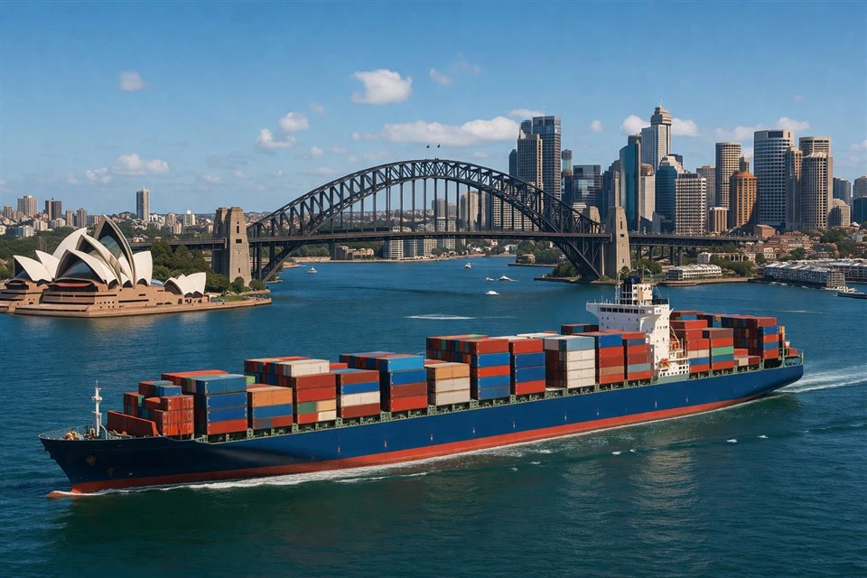 Càrrega marítima de la Xina a Brisbane